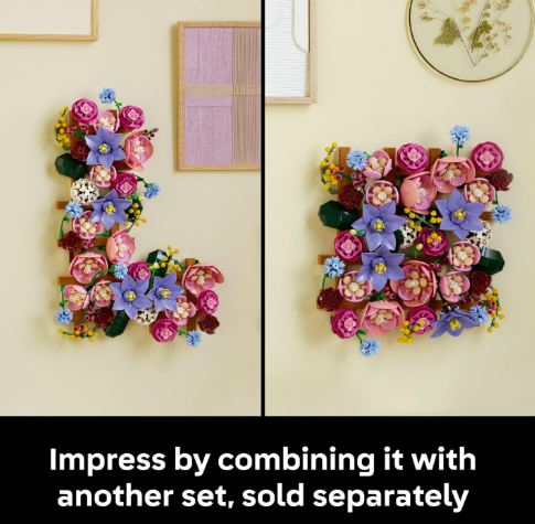 Flower Wall Decor - Building Set for Adults