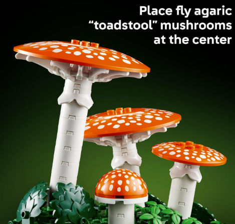 Woodland Mushrooms - Building Set for Adults