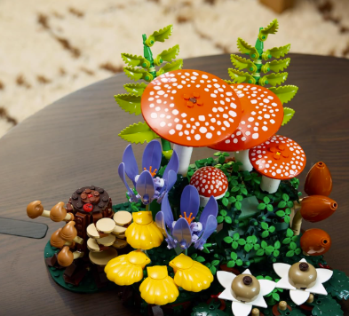 Woodland Mushrooms - Building Set for Adults