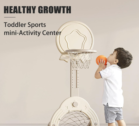 Toddler Basketball Hoop Set with 3 Balls