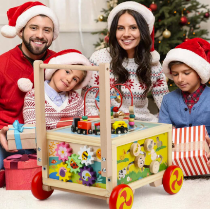 Wooden Activity Cube 7-in-1 Montessori Toys